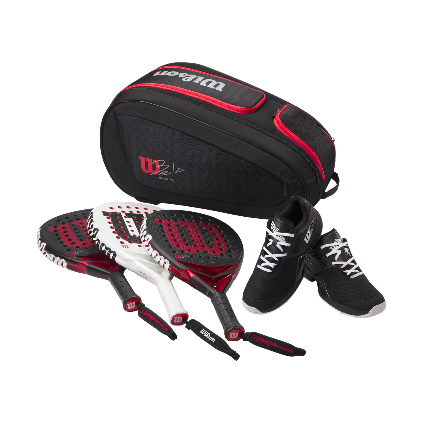 Paletero Wilson BELA V3 PADEL RACKET BAG Black / Red