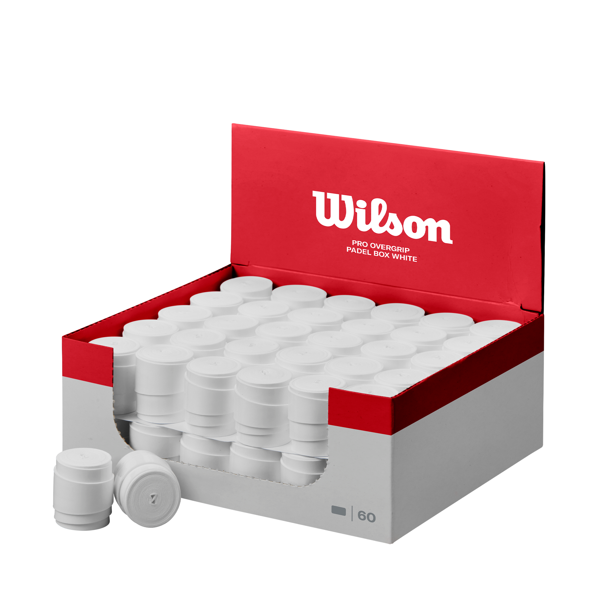 Caja Wilson Pro Overgrip Blanco (x60)